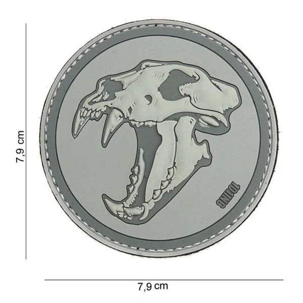 101 Sabertooth Tiger 3D PVC Patch