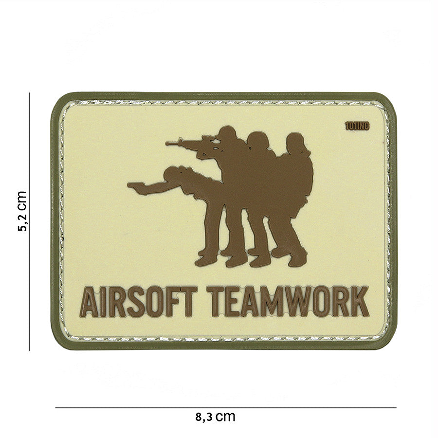 101 Airsoft Teamwork 3D PVC Patch