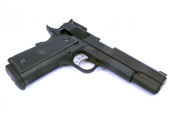 WE P14 ALUMINUM SLIDE GAS BLACK PISTOL