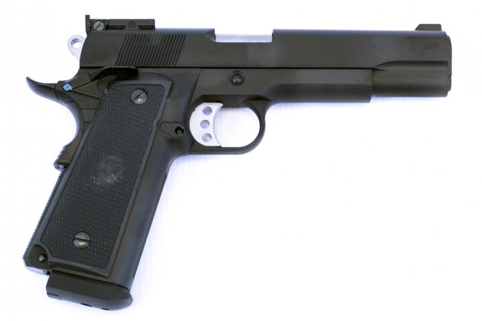 WE P14 ALUMINUM SLIDE GAS BLACK PISTOL
