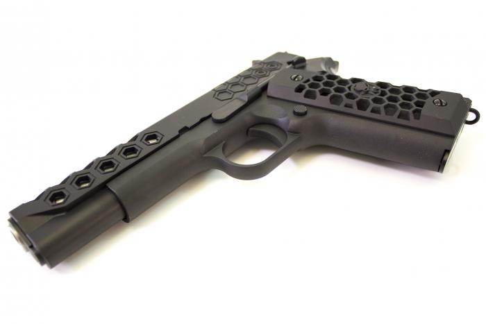 WE 1911 HEX PISTOL - BLACK