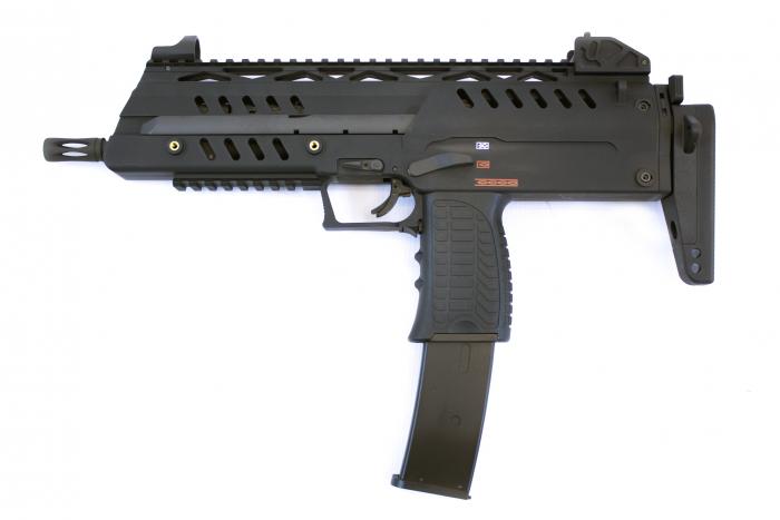 WE SMG-8 GBB RIFLE - BLACK