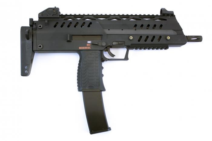 WE SMG-8 GBB RIFLE - BLACK