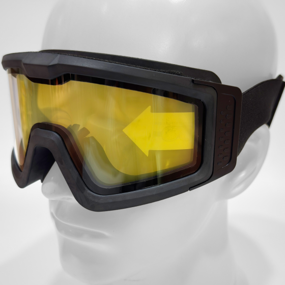 Battle Visor Dual Lens Protective Eyewear