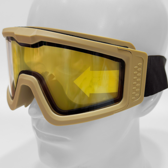Battle Visor Dual Lens Protective Eyewear