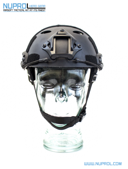 FAST RAILED HELMET BLACK / GREEN / TAN