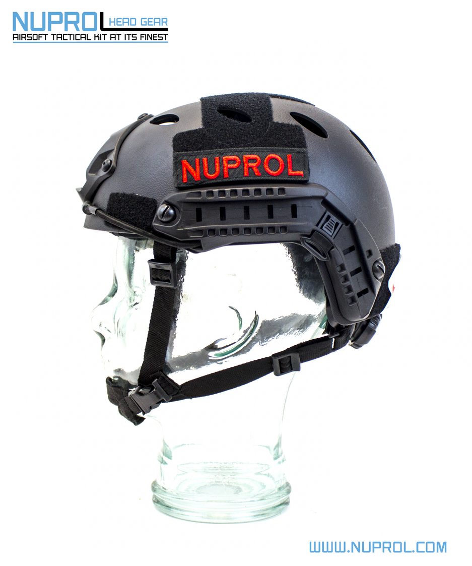 FAST RAILED HELMET BLACK / GREEN / TAN