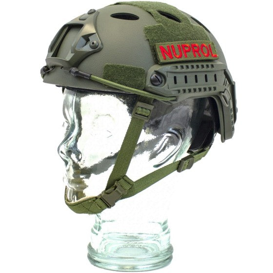 FAST RAILED HELMET BLACK / GREEN / TAN