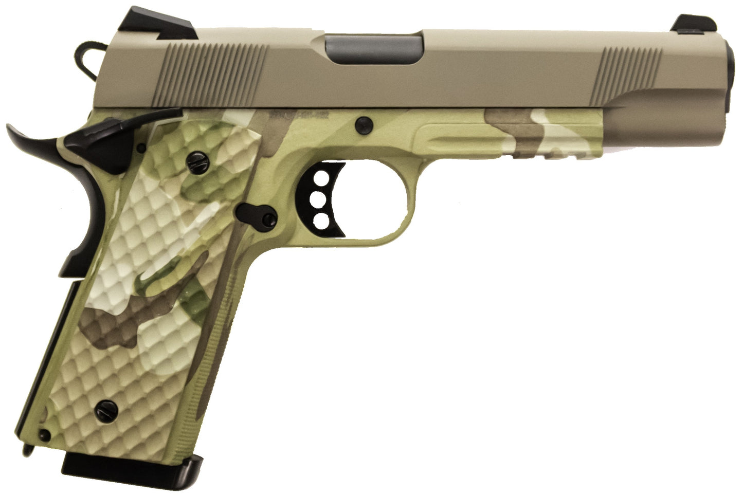 RAVEN MEU RAILED CAMO FRAME / TAN SLIDE