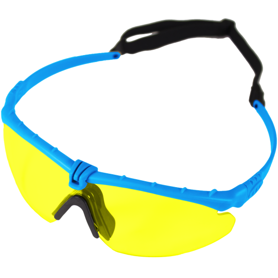 Battle Pro (Blue-Yellow) EN166 Protective Eyewear