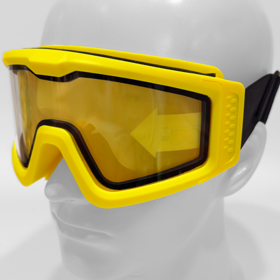 Battle Visor Hi-Vis THERMAL (Yellow-Clear) EN166 Protective Eyewear