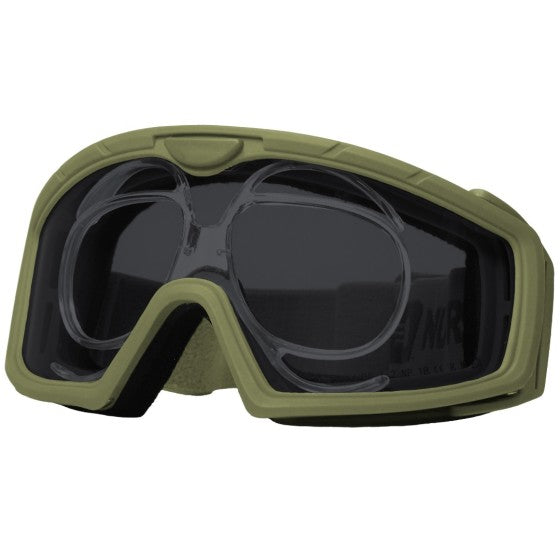 Battle Visor RX (Green-Smoked) EN166 Protective Eyewear