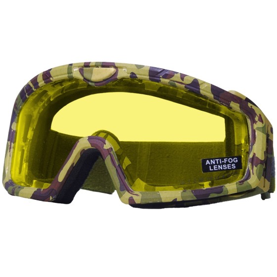Battle Visor (Camo-Yellow) EN166 Protective Eyewear