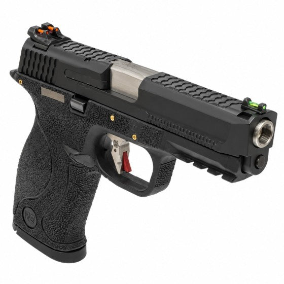 Big Bird E-Force Black (Black-Silver) GBB Airsoft Pistol