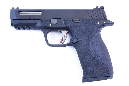 Big Bird E-Force Vented Black (Black-Silver) GBB Airsoft Pistol