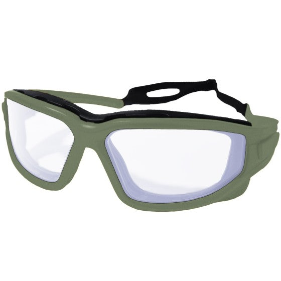 Defence Pro (Green - Clear) Protective Eyewear