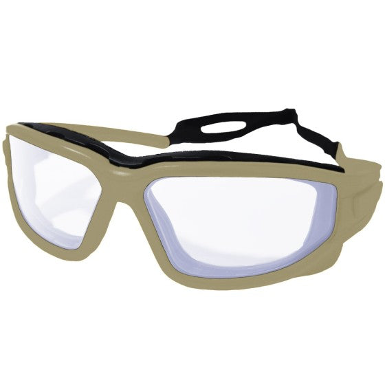 Defence Pro (Tan - Clear) Protective Eyewear