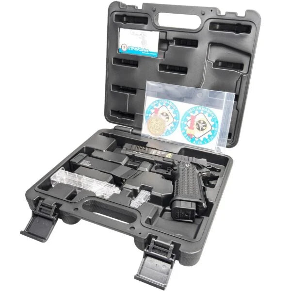 G&G STP45 Pro Pistol - 8" Black (Inc. Case + 2x Mags)