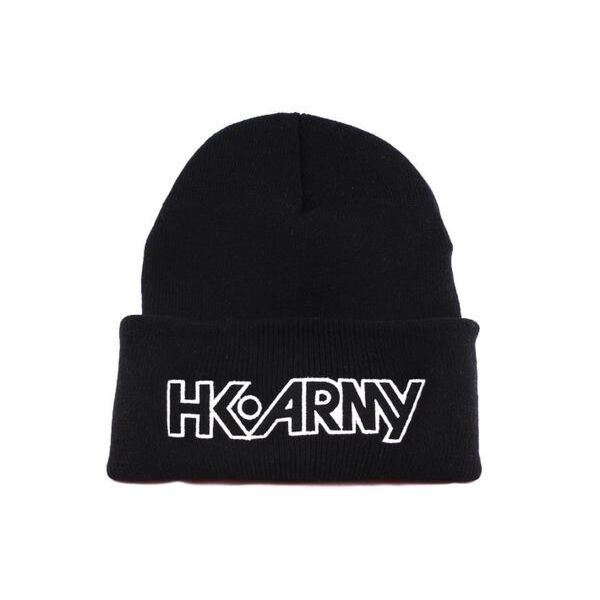 HK Army Typeface Beanie - Black
