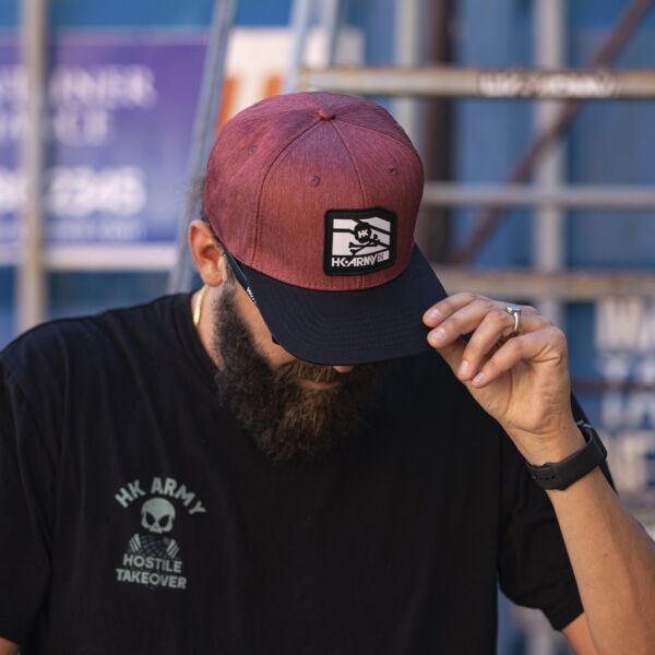 Hk Army Snapback Clip - Black/Burgundy