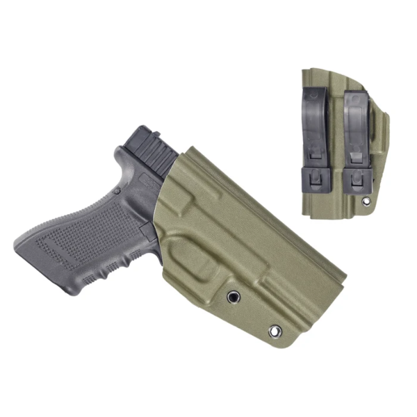 Kydex Customs Bare Bones GLK Holster - Right Handed - Olive