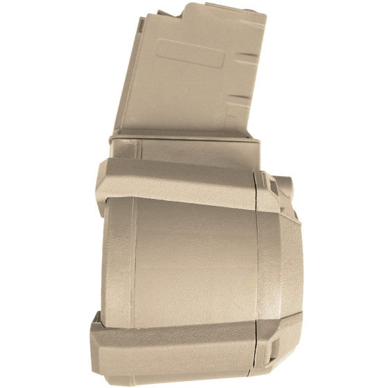 MASADA LP-Drum Magazine (Tokyo Marui) 1200R (Drum Auto-Button) (Tan)