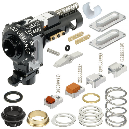 Maxx Model CNC Aluminum Hopup Chamber M4G - M4 AEG (2024 Version)