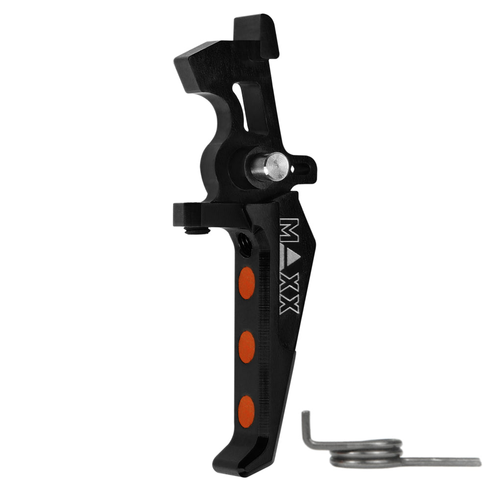 Maxx Model CNC Aluminum Advanced Speed Trigger - Style E - Black - Killer Instinct Tactical