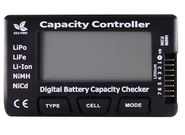 CellMeter-7 Digital Battery Capacity Checker LiPo LiFe Li-ion Nicd NiMH Battery Voltage Tester Checking CellMeter7