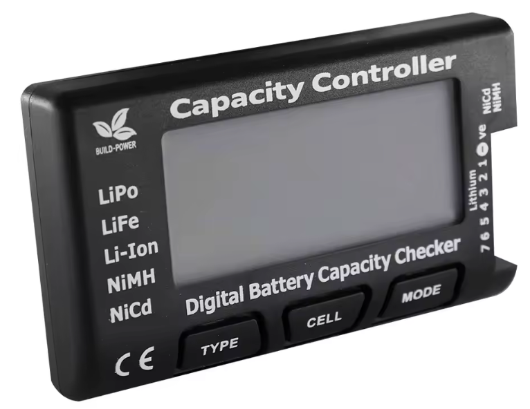 CellMeter-7 Digital Battery Capacity Checker LiPo LiFe Li-ion Nicd NiMH Battery Voltage Tester Checking CellMeter7