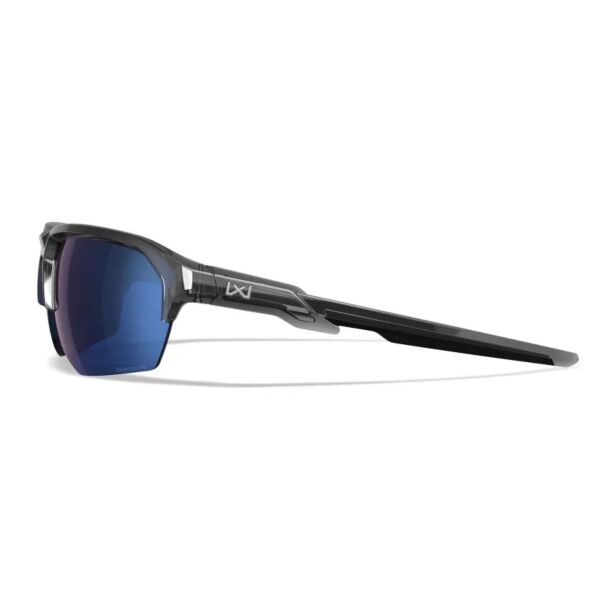 Wiley X JAKL - Crystal Grey Frame - CAPTIVATE Polarised Blue Mirror Lenses