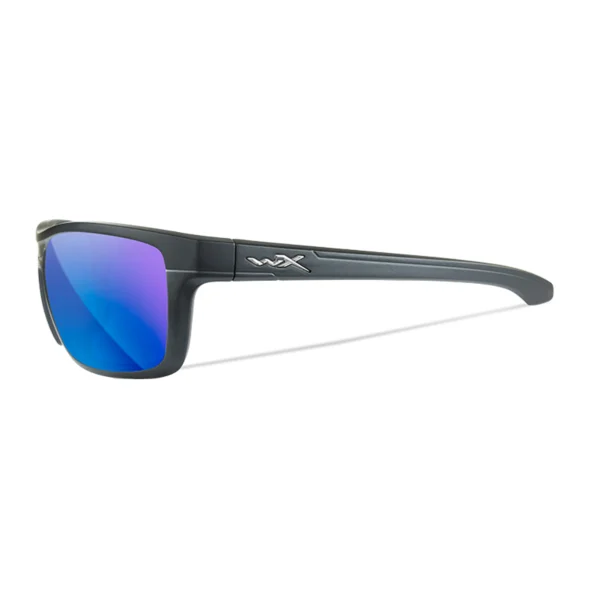 Wiley X KINGPIN - Matte Graphite Frame - CAPTIVATE Polarized Blue Mirror Lens