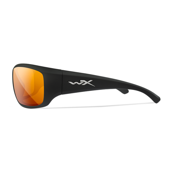 Wiley X OMEGA - Matte Black Frame - CAPTIVATE Polarized Bronze Mirror Lens
