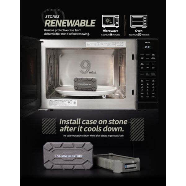 Silent Dry PIONEER 20L Dehumidifier Stone