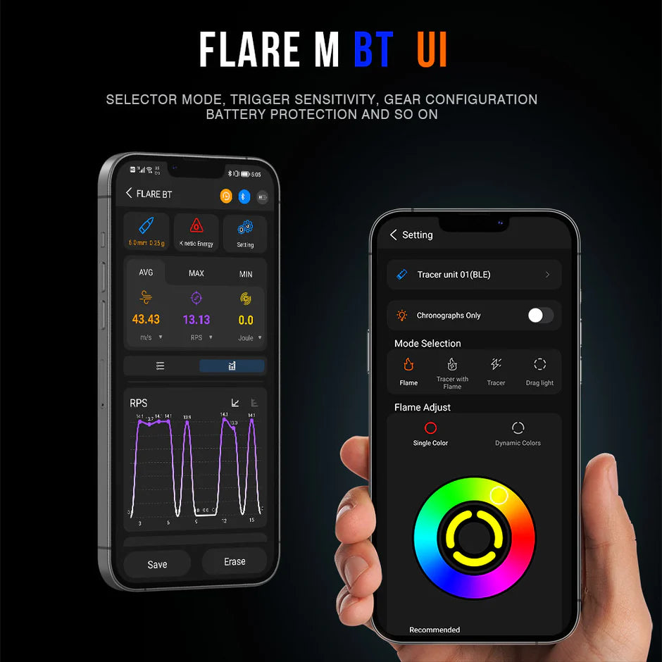 Flare M BT Tracer Unit & Chrono