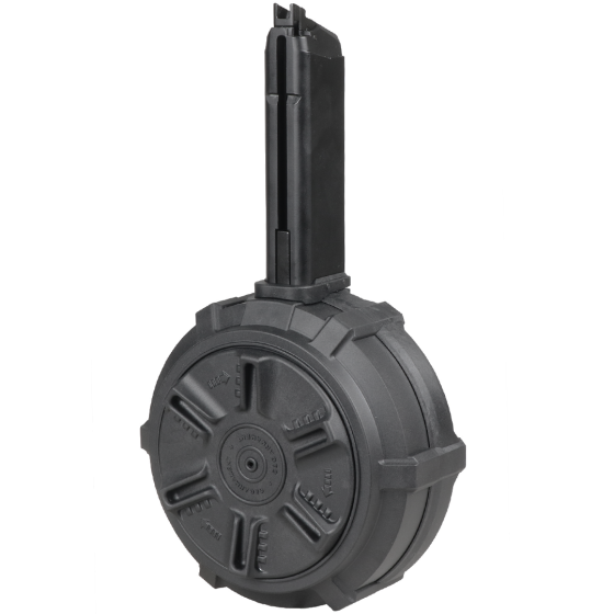 G&G - GTP9/SMC9 MAGAZINE DRUM (300R) (GAS) (BLACK)