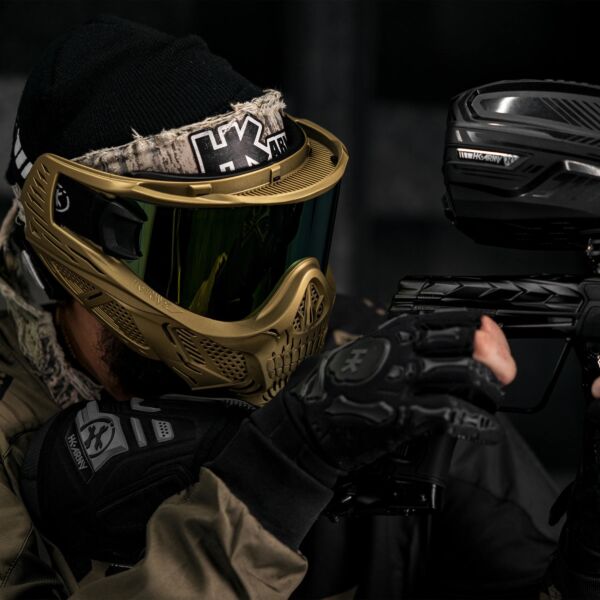 HK Army HSTL Skull Goggle - Metallic Gold