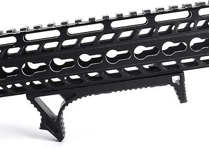Tactical Mlok Foregrip Link Curved Angled Hand Stop
