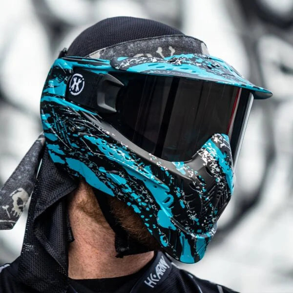 HK Army HSTL Goggle - Thermal - Fracture Black/Turquoise