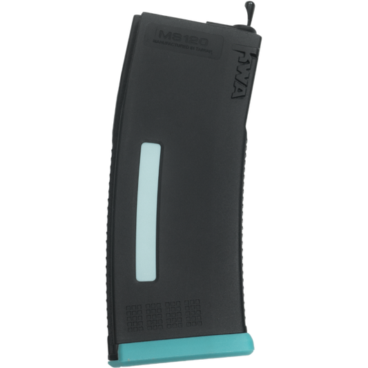 KWA MS120 Midcap Magazine Single Magazine - Black/Teal