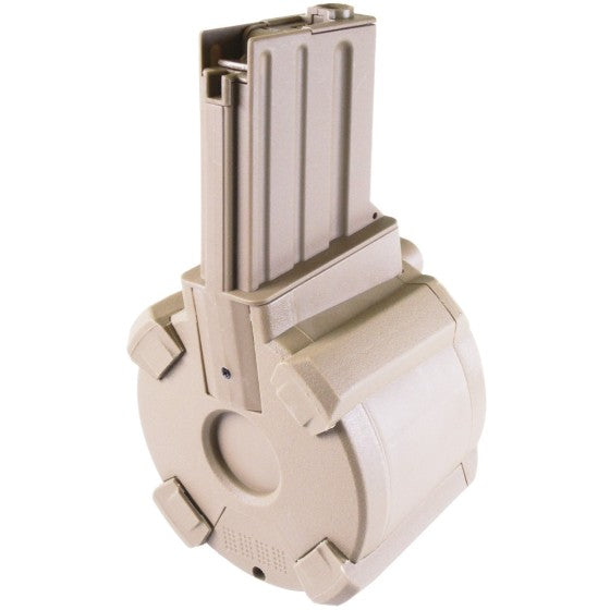 M4 LP-Drum Magazine AEG (Tokyo Marui) 1200R (Drum|Auto-Sound) (Tan)