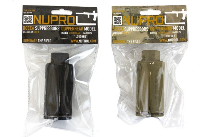NUPROL COPPERHEAD FLASH HIDER - BLACK
