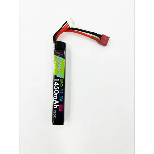 Rebel Battery - 1450mAh Lipo 11.1V 30C Stick - Deans - Killer Instinct Tactical