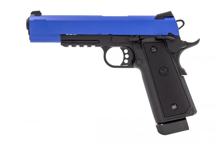 RAVEN HI-CAPA R14 RAILED DUAL TONE BLUE