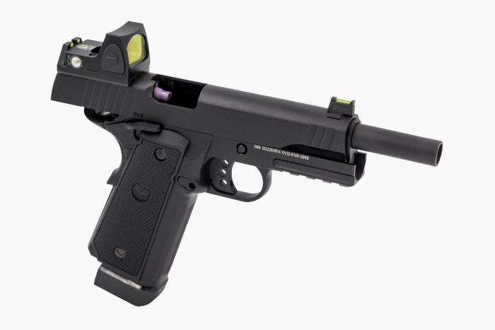 RAVEN HI-CAPA R14 RAILED BLACK + BDS