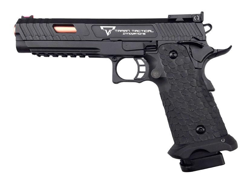 Jag Precision x Taran Tactical International Licensed JW3 Combat Master Gas Blowback Pistol (TTI - Full Metal - Black) - Killer Instinct Tactical