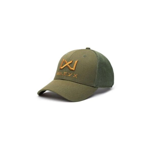 Wiley X Trucker Cap (WX Logo) - Olive