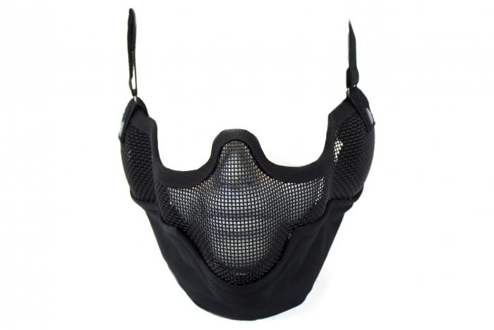 NUPROL MESH LOWER FACE SHIELD V2 - BLACK