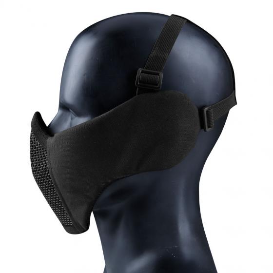NUPROL MESH LOWER FACE SHIELD V5 - BLACK