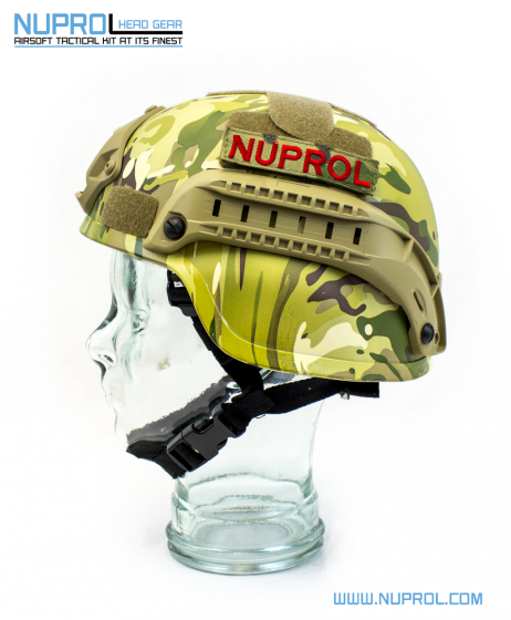 NUPROL MICH 2000 RAILED HELMET MULTI